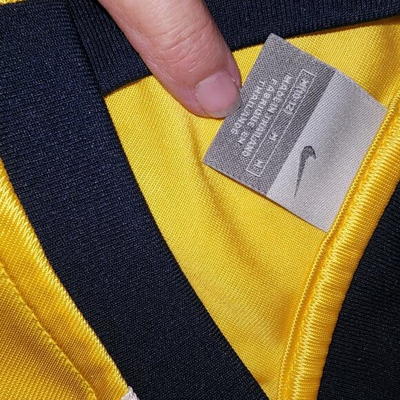 NIKE EUC YOUTH size M (10-12) SWOOSH ATHLETIC SHORT SLEEVE BASKETBALL SHIRT - Picture 4 of 5